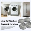 4Pcs Anti Vibration Pads for Washing Machine, Washer Vibration Dampening