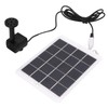 3W 5V Solar Water Fountain Pump 120L/H Landscape Garden Solar