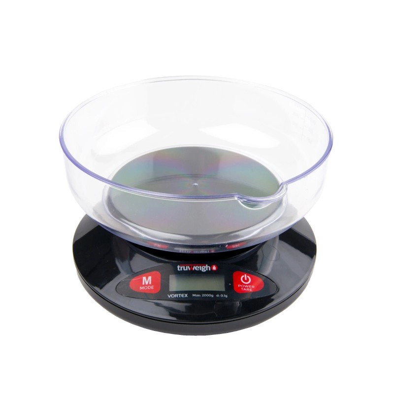 Truweigh Digital Kitchen Food Scale for Cooking - Grams &