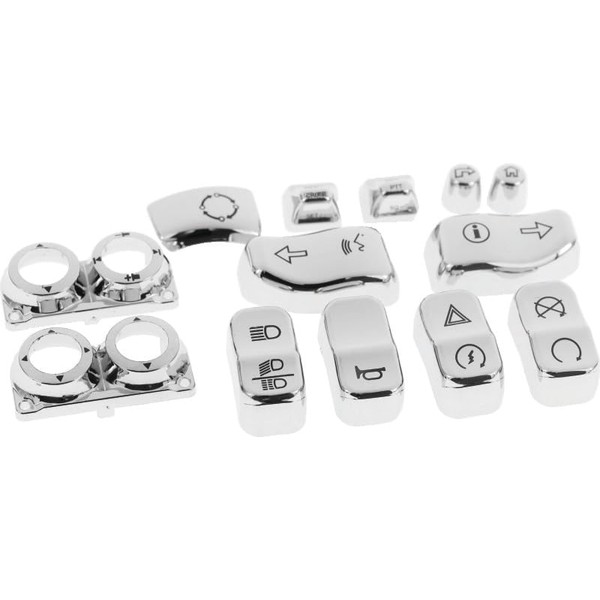 Bikers Choice - Chr Key Caps 16-18 Flhtk/L (483319)