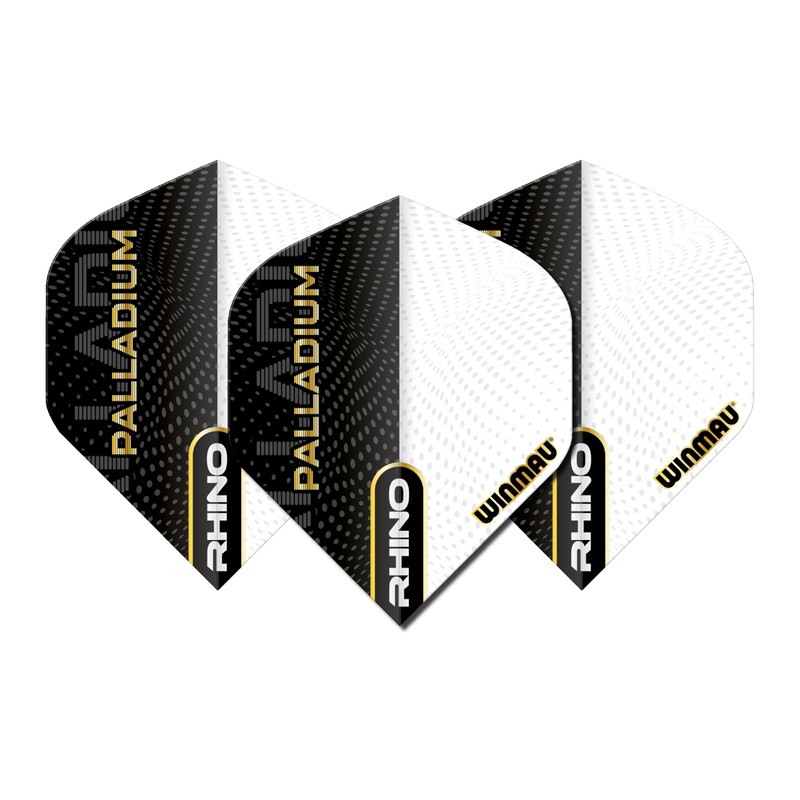 WINMAU Rhino Palladium Black Design Extra Thick Dart Flights -