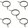 Dwuww 5 Pcs Black Replacement Door Handle Springs for Door