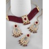 Aheli Jodha Akbar Faux Kundan Pearl Choker Necklace with Earring