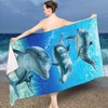 Zomer Beach Towel Large 90 x 180 cm Quick-Drying Microfibre