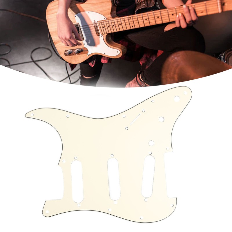 Guitar Pickguard Replacement Aluminum Foil Shielding PVC Scratch Protection Guitar
