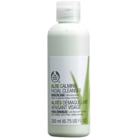 the body shop aloe calming facial cleanser 200ml/6.75oz Brand New