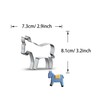 WDYJMALL Donkey Horse Shape Cookie Cutter