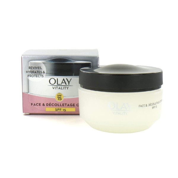 Olay Vitality Neck and Decolletage Cream SPF15