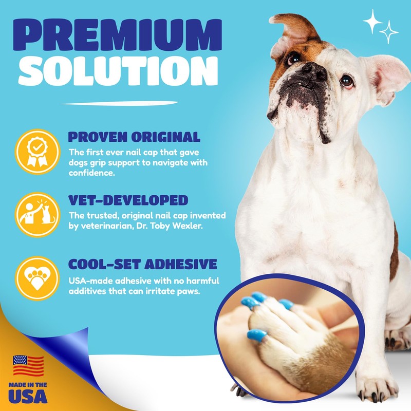 Soft Claws Nail Caps for Dogs with Non-Slip Design -