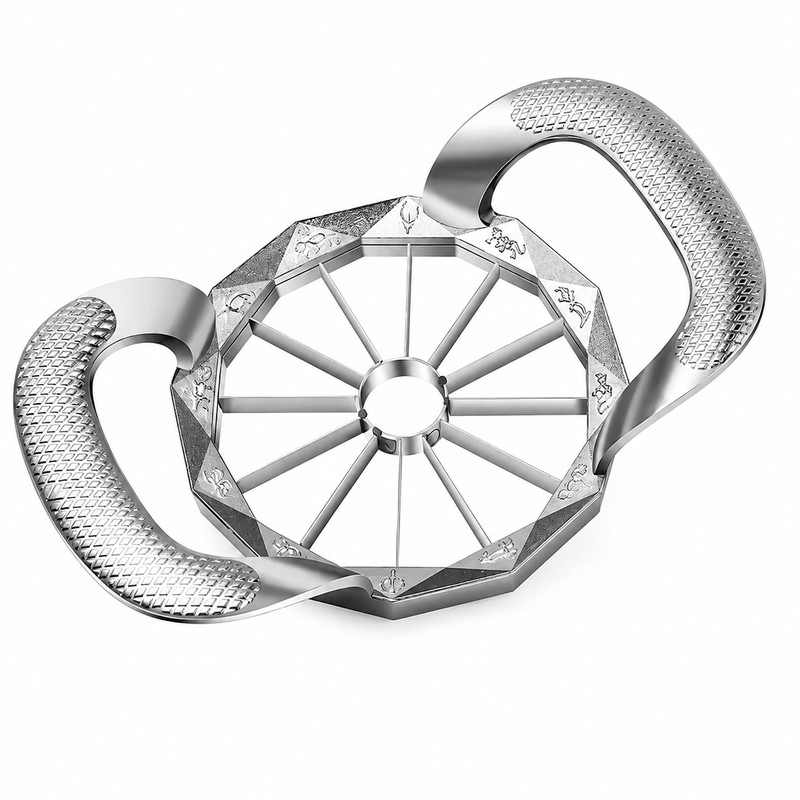 12-Slice Apple Cutter & Corer for Kitchen Prep – Stainless