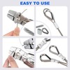 Sanuke Wire Rope Crimping Kit, Cable Swaging Tool Crimps up