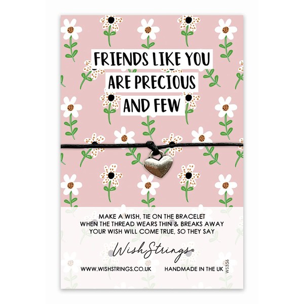Wish String Bracelet Friends like you are precious and few