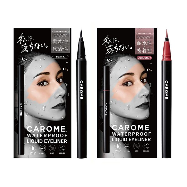 CAROME. Waterproof Liquid Eyeliner, Color: Natural Brown, Produced by Dahre