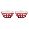 Guzzini - Le Murrine, Set of 2 Bowls - Red/White/Transparent,