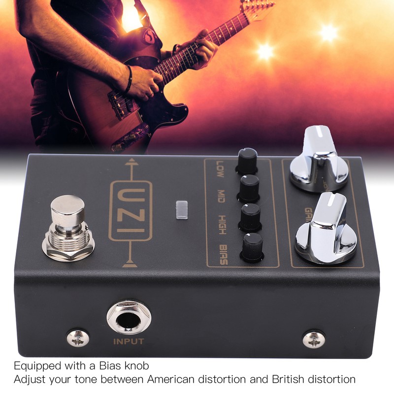 Distortion Pedal Electric Guitar Effector High Gain Heavy Music Adjustment