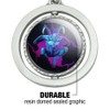 GRAPHICS & MORE Blue Beetle Character Pose Keychain Spinning Round