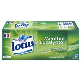 Lotus Menthol Tissues - 15 Packs Per Pack - 2 Packs