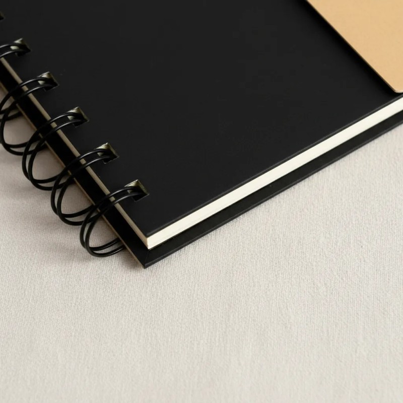 Libreta Cuaderno Ecológico Con Pluma Post-it Y Banderitas