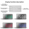 Digital Alarm Clock,Small Travel Alarm Clock,Mini Led Display Alarm Clock