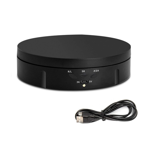 CDIYTOOL Electric Rotating Turntable for Photography, Professional 360 Degree Motorized