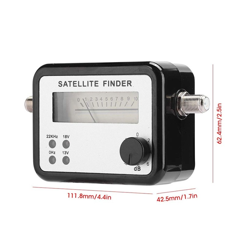 Portable Signal Strength Meter, Satellite Finder, Digital Satellite Distance Meter