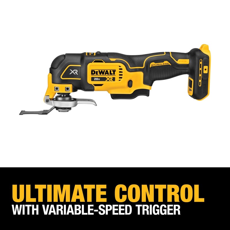 DEWALT 20V MAX XR Oscillating Multi-Tool Cordless, Variable Speed Brushless