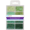 Glass Bead Kit for Jewelry Making - 8 Different Bead