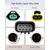 2Pcs Headlight Wiring Harness Assembly Fit for Chevy Silverado GMC