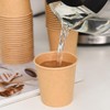 Vumdua 300 Pcs 6 oz Kraft Paper Cups - Disposable