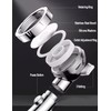 High Pressure Shower Head with Hose, 3 Jet Types, Water-Saving
