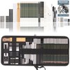 54-Pack Sketch Drawing Pencils Kit with Sketchbook,Include Graphite,Charcoal Pencils and