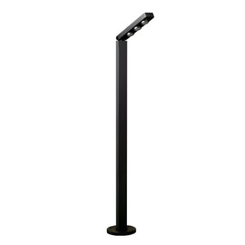 Jesco Lighting SD107CC082530-S Mizar - 8" Vertical Pole, Silver Finish