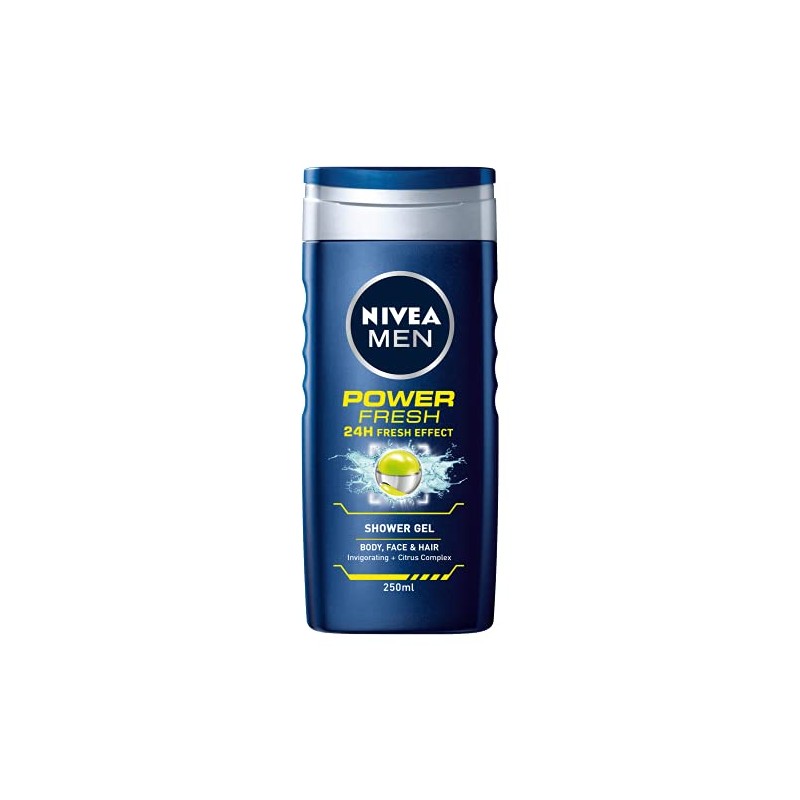 Nivea MEN Shower Gel Twin Set SENSITIVE & POWER FRESH