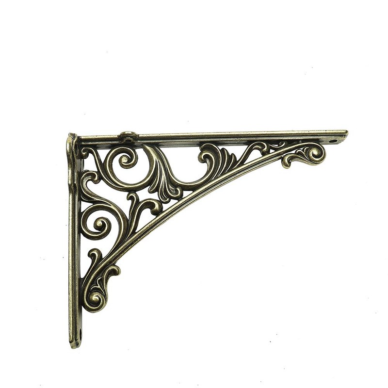 HARPOON 8 Inch Shelf Brackets 2 Pack Heavy Duty Wall