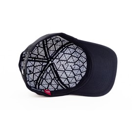 Urban Effort Vintage Trucker hat - for Men Women Baseball Hat - Trendy Sports Snapback Closure for Your Style & Outdoors (Curved Bill, Black)