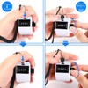 FEBSNOW White Handheld Tally Counter Clicker 4 Digital Number Click