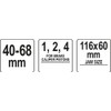 Yato Professional brake piston reset with ratchet function, 40-68 mm,
