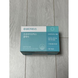 Body Doctors Probiotics Classic 500mg x 60 capsules 30g 1 box / 바디닥터스 프로바이오틱스 클래식 500mg x 60캡슐 30g 1박스