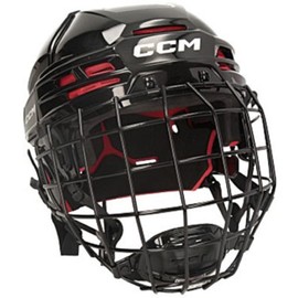 CCM Tacks 70 Helmet Combo Senior Black Helmet with Grille