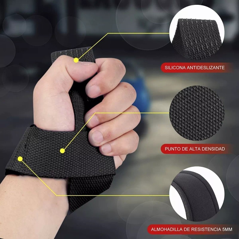 Baixi Straps Muñequera Gym Crossfit Pesas Lifting Fitness Cinta