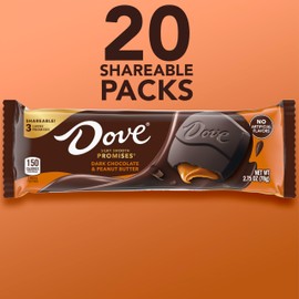 DOVE Large PROMISES Dark Chocolate Peanut Butter Candy, 2.75oz (Pack of 20)