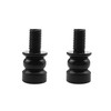 ECUDIS Lamp Shade Risers Lamp Finial Extender, 2 Pack (Black,