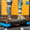 ShopMall Step Banco Aerobics Ejercicio Fitness Crossfit Ajustable Color Azul