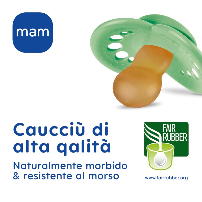 MAM Original Dummy Set of 2, Rubber, with Dummy Box,