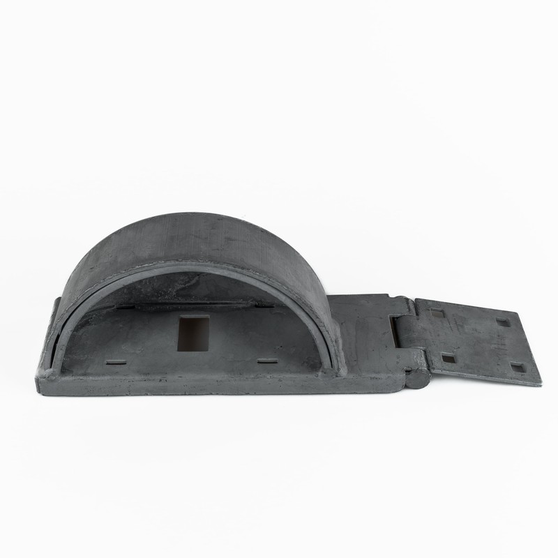 GATEMATE® Left Hand Padlock Protector | Galvanized Steel | High-Security
