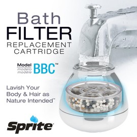 Sprite Showers BB-BN Pure Bath Filter, Brushed Nickel
