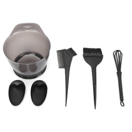 Kit de Tinte para el Cabello, Juego de Herramientas para Teñir el Cabello de 5 Piezas para Peluquería en el Hogar