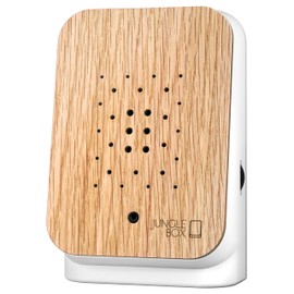 RELAXOUND Original Junglebox Oak - Modern Nature Sound Box - Relaxing Exotic Jungle Sounds - Motion Sensor Tool