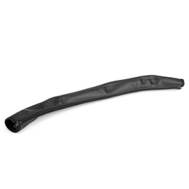 Pssopp Fundas para Manijas de Cochecito de Bebé, Funda de Barra de Cochecito de Cuero PU Negro, Reposabrazos, Protector de Manija de Cochecito de Bebé, Accesorios para Cochecito