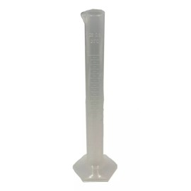 Polylab Probeta De Plástico 25 Ml Graduada Laboratorio Polylab